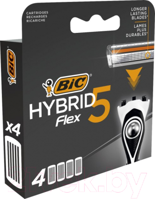 Набор сменных кассет Bic Flex 5 Hybrid (4шт)