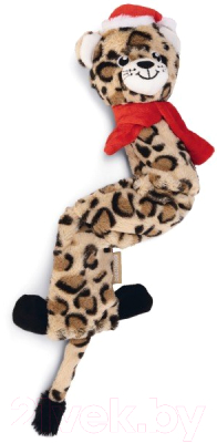 Игрушка для собак Beeztees Рождественская леопард / 2400013 (желтый/черный)