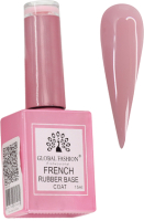 База для гель-лака Global Fashion Rubber Base Coat French 05 (15мл) - 