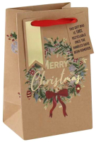 

Пакет подарочный Rhodia, Xmas Wreath Kraft / X-29214-9C