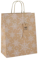 Пакет подарочный Rhodia Kraft Snowflake / X-29196-4C - 
