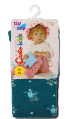 Изображение товара Колготки детские Conte Kids Tip-Top 258 (р.80-86, темно-бирюзовый)