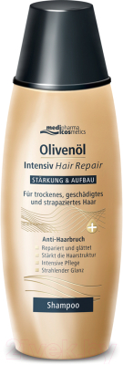 Шампунь для волос Medipharma Cosmetics Olivenol Intensiv для восстановления волос  (200мл)