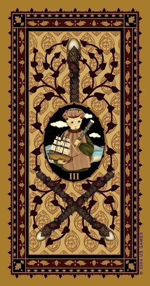 Гадальные карты U.S. Games Systems Medieval Cat Tarot / MCT78 — фото 5