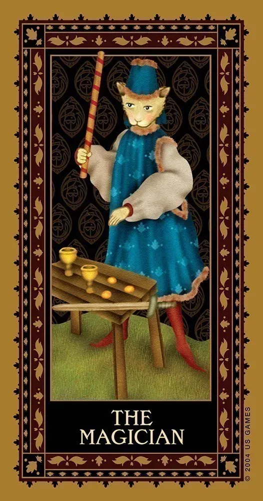 Гадальные карты U.S. Games Systems Medieval Cat Tarot / MCT78 — фото 3