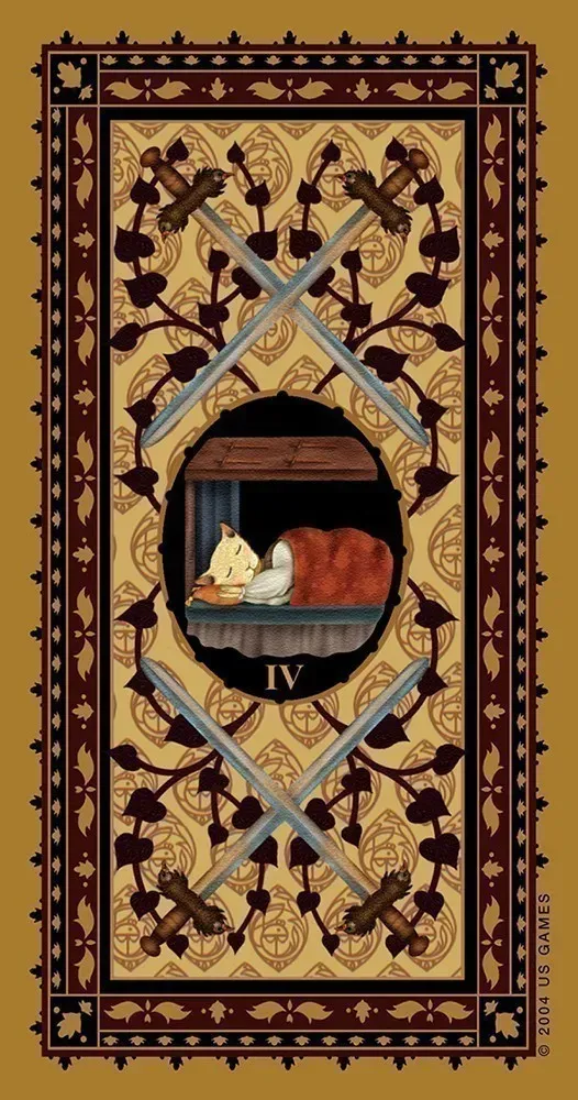 Гадальные карты U.S. Games Systems Medieval Cat Tarot / MCT78 — фото 6