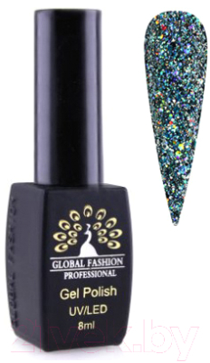 Гель-лак для ногтей Global Fashion Diamond Ball 010 (8мл)