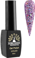 Гель-лак для ногтей Global Fashion Diamond Ball 005 (8мл) - 