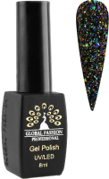 Гель-лак для ногтей Global Fashion Diamond Ball 011 (8мл) - 