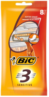 Набор бритвенных станков Bic 3 Sensitive (8шт) - 