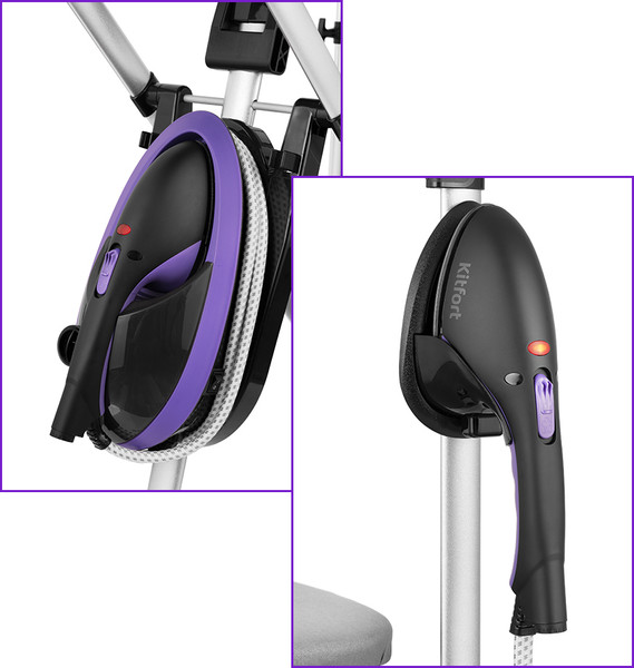 Изображение товара Гладильная система Kitfort KT-992-1 (черный/фиолетовый)