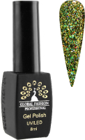 Гель-лак для ногтей Global Fashion Diamond Ball 012 (8мл) - 