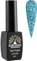 Гель-лак для ногтей Global Fashion Diamond Ball 008 (8мл) - 