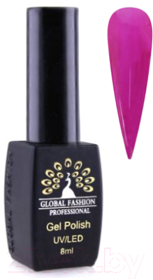 Гель-лак для ногтей Global Fashion Витражный 02 (8мл)