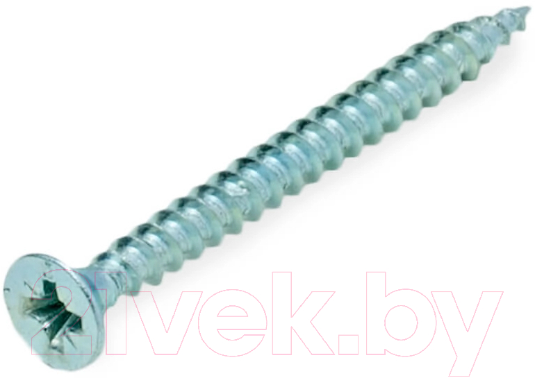 Саморез Монтаж Универсальный 4x25 / VZ012255 (500шт, белый цинк)