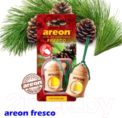 Ароматизатор автомобильный Areon Fresco Pine / ARE-FRTN01