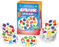 Настольная игра Русский стиль Дублик-умник Буквы и фигуры / 02485 - 