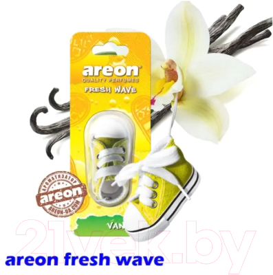 Ароматизатор автомобильный Areon Fresh Wave Vanilla / ARE-FW03