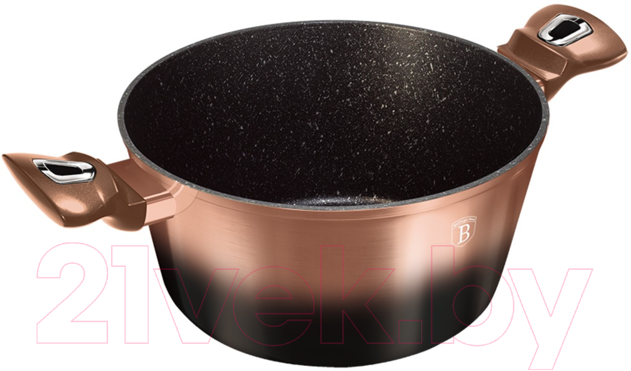 Кастрюля Berlinger Haus Rosegold Noir Metallic Line BH-1895