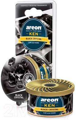 Аромадиффузор Areon Ken Blister Black Crystal / ARE-AKB03