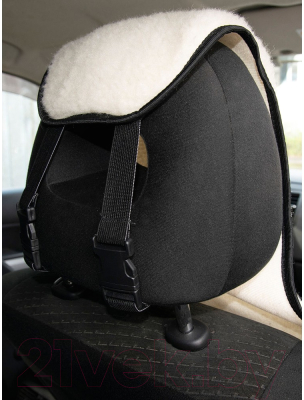 Накидка на автомобильное сиденье Smart Textile Снежность / ST364-1 (146x47, белый)