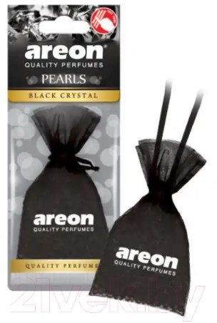 Ароматизатор автомобильный Areon Pearls Black Crystal / ARE-ABP01