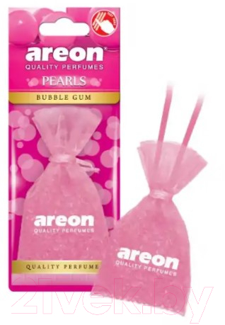 Ароматизатор автомобильный Areon Pearls Bubble Gum / ARE-ABP03