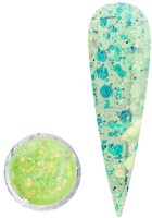 Гель-лак для ногтей Global Fashion Diamond Painting Glitter Gel 05 (5г) - 