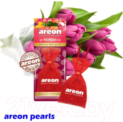 Ароматизатор автомобильный Areon Pearls Spring Bouquet / ARE-ABP04