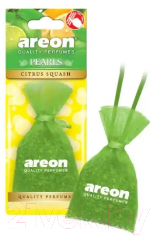 Ароматизатор автомобильный Areon Pearls Citrus Squash / ARE-ABP05