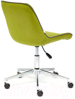 Кресло офисное Tetchair Style флок (оливковый)