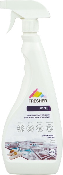Чистящее средство для ковров и текстиля Fresher Удаление грязи и жира для ковровых покрытий (750мл)