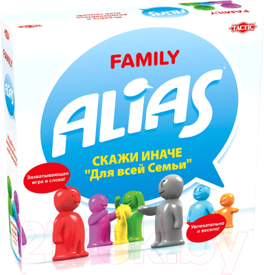 

Настольная игра Tactic, Family Alias. Скажи иначе. Для всей семьи 2 / 58777