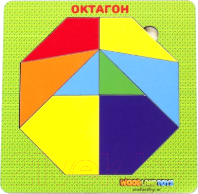 

Развивающая игрушка WoodLand Toys, Головоломка. Октагон / 083214