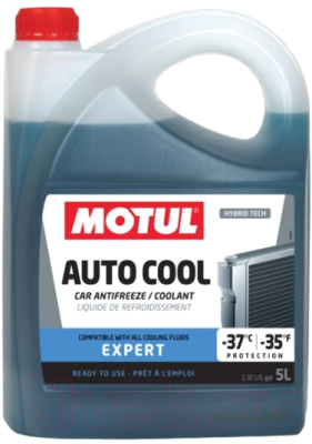 Антифриз Motul Auto Cool Expert / 109140 (5л, сине-зеленый)