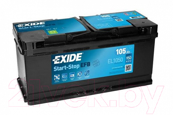 Автомобильный аккумулятор Exide EL1050