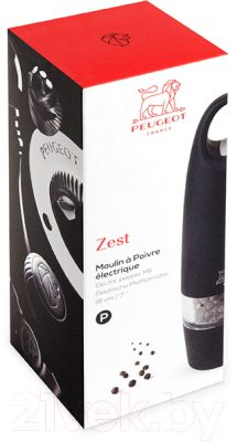 Мельница для специй Peugeot Zest Soft Touch Black / 25922