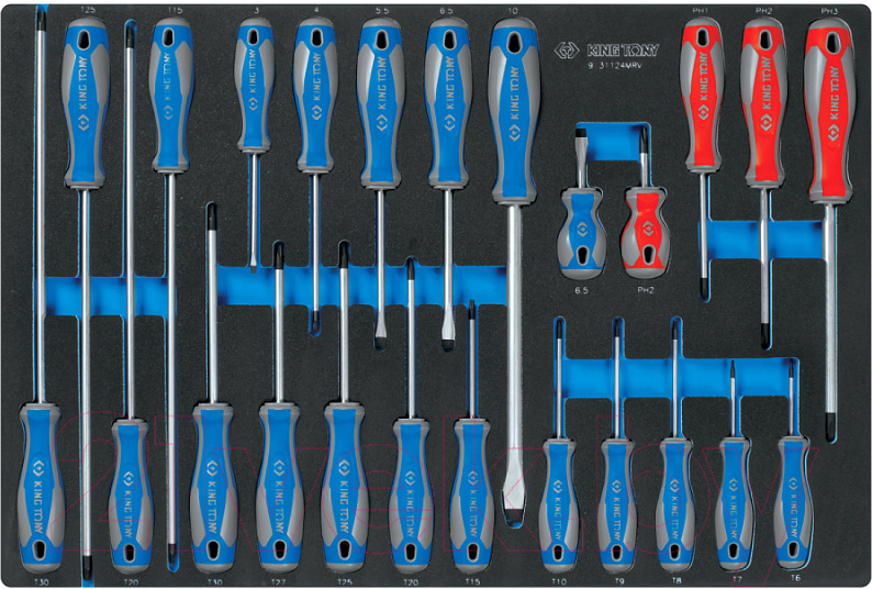 Набор отверток King TONY 9-31124MRV