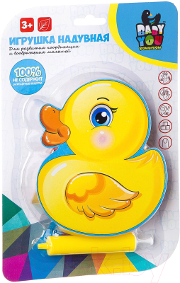 Изображение товара Игрушка для ванной Bondibon Игрушка надувная Уточка / ВВ2567