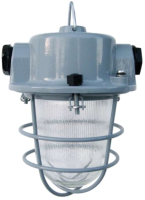 Светильник для подсобных помещений Элетех Шахтер IP54 НСР 01-100-02 / 1005600003 (алюминий/решетка) - 