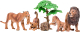 Набор фигурок коллекционных Masai Mara Мир диких животных / MM201-006 - 