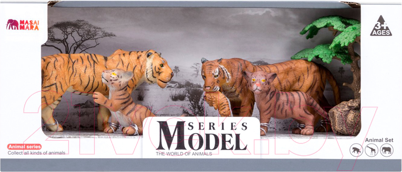 Набор фигурок Masai Mara Мир диких животных / MM201-008