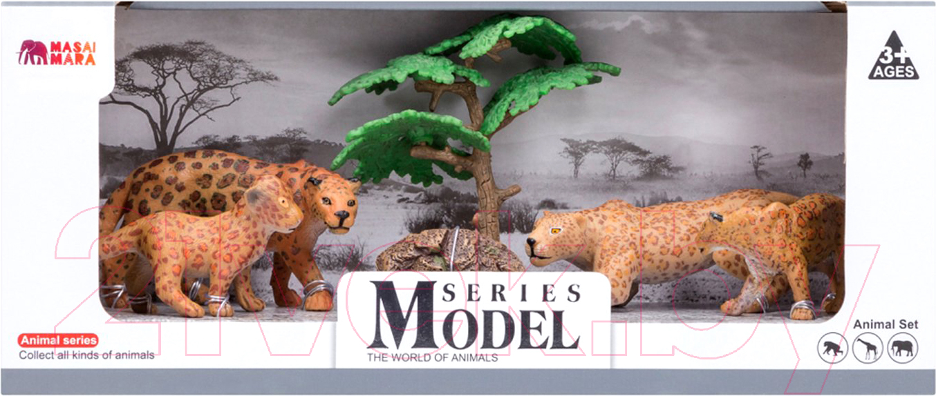 Набор фигурок Masai Mara Мир диких животных / MM201-007