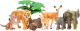Набор фигурок коллекционных Masai Mara Мир диких животных / MM201-014 - 