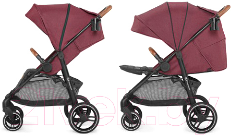 Детская прогулочная коляска KinderKraft Grande LX (Burgundy)