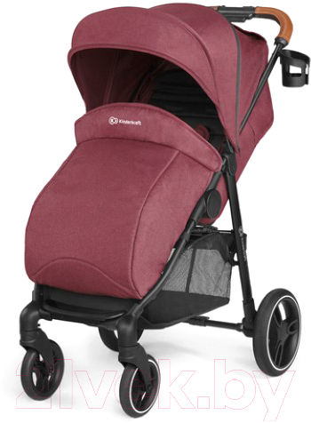 Детская прогулочная коляска KinderKraft Grande LX (Burgundy)