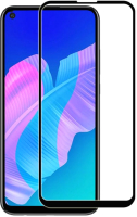 Защитное стекло для телефона Case Full Glue для Huawei P40 Lite E/Y7P/Honor 9C (глянец черный) - 