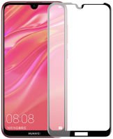 Защитное стекло для телефона Case Full Glue для Huawei Y7s (глянец черный) - 