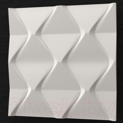 Гипсовая панель Eviro Пирамидки 500x500мм (белый)