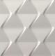 Гипсовая панель Eviro Пирамидки 500x500мм (белый) - 